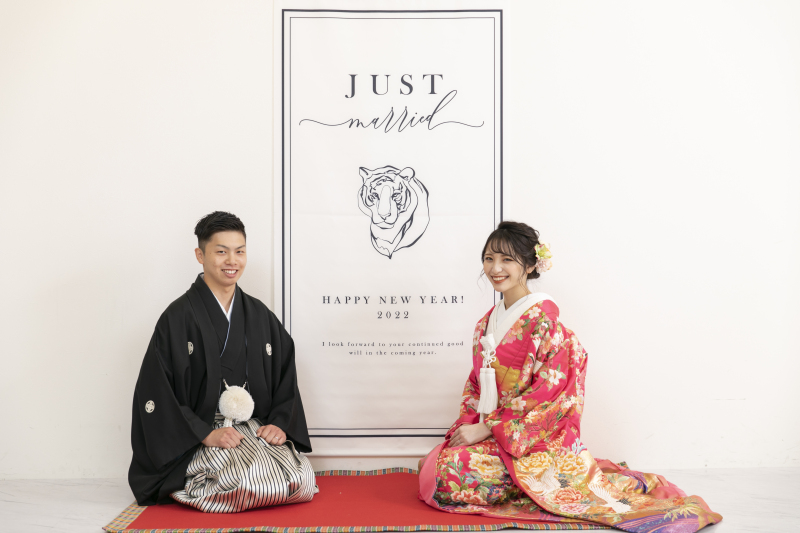 フォトウェディング年賀状撮影キャンペーン中