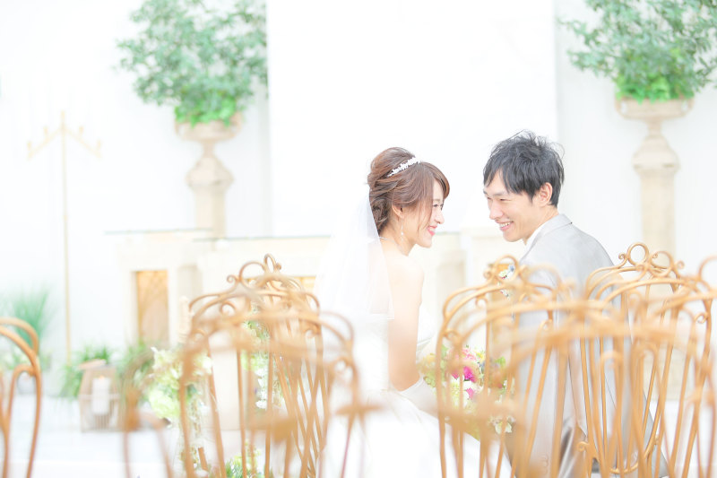 人気のチャペルでの1カット