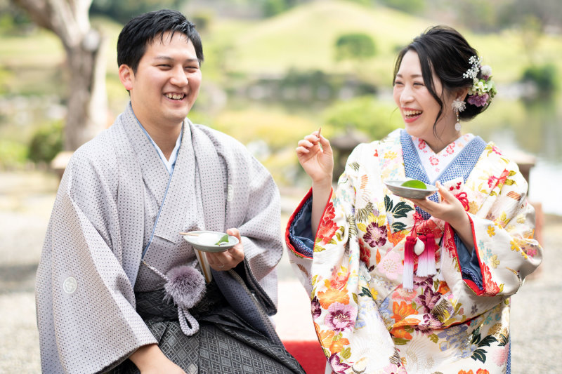 幸せそうなお二人の1ショット♡