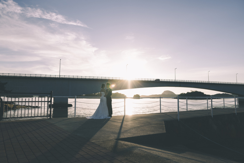 海が見えるロマンチックなフォト