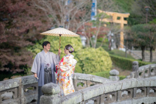 ロケーションフォトプラン（和装：水前寺公園）