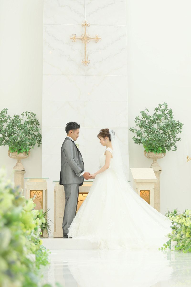 チャペルでの1枚