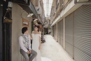 ワタベウェディング熊本フォトスタジオ_熊本街ロケ