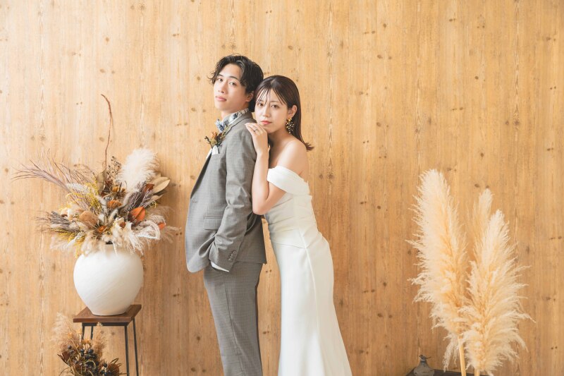 【7-9月撮影限定】新婦2着(洋装)夏得✦35%オフ✦スタジオ撮影プラン《全データ付》データ納品7-10日以内!!