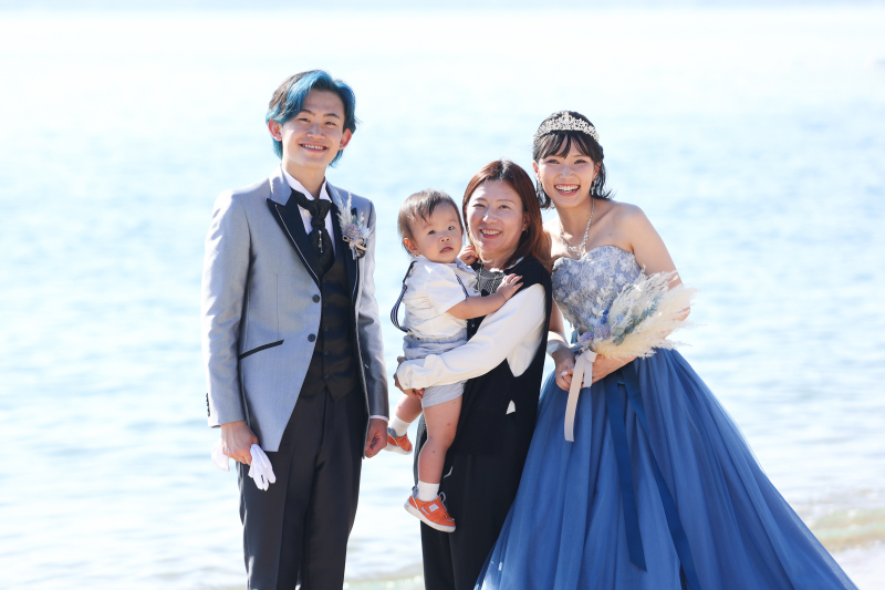 家族写真もばっちり撮影します!