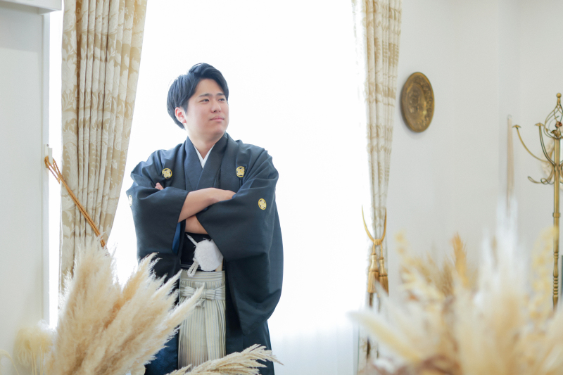 新郎様のおひとりショット