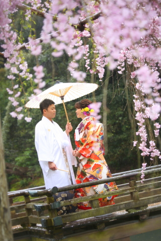 雨でも綺麗な写真が残せました