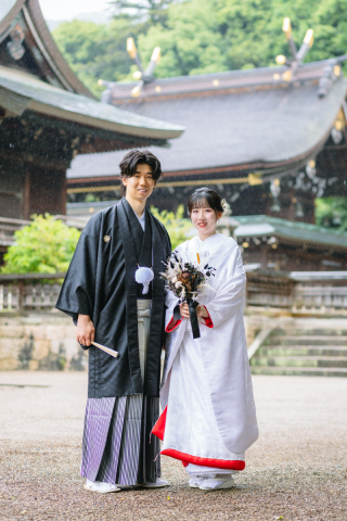 吉備津彦神社であったかい神社婚&別日、後撮り