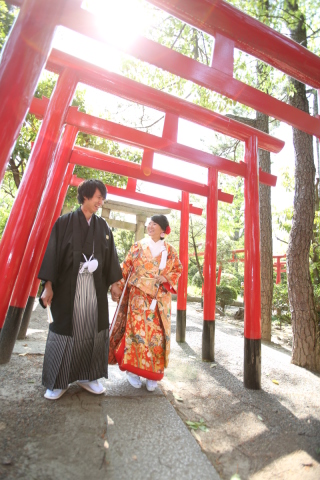 当日衣裳合わせからの撮影