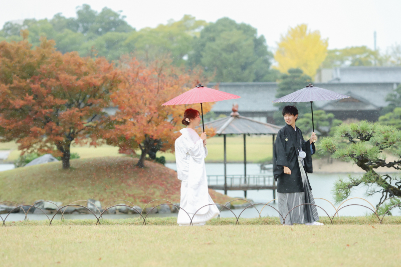 雨でも撮影可能！