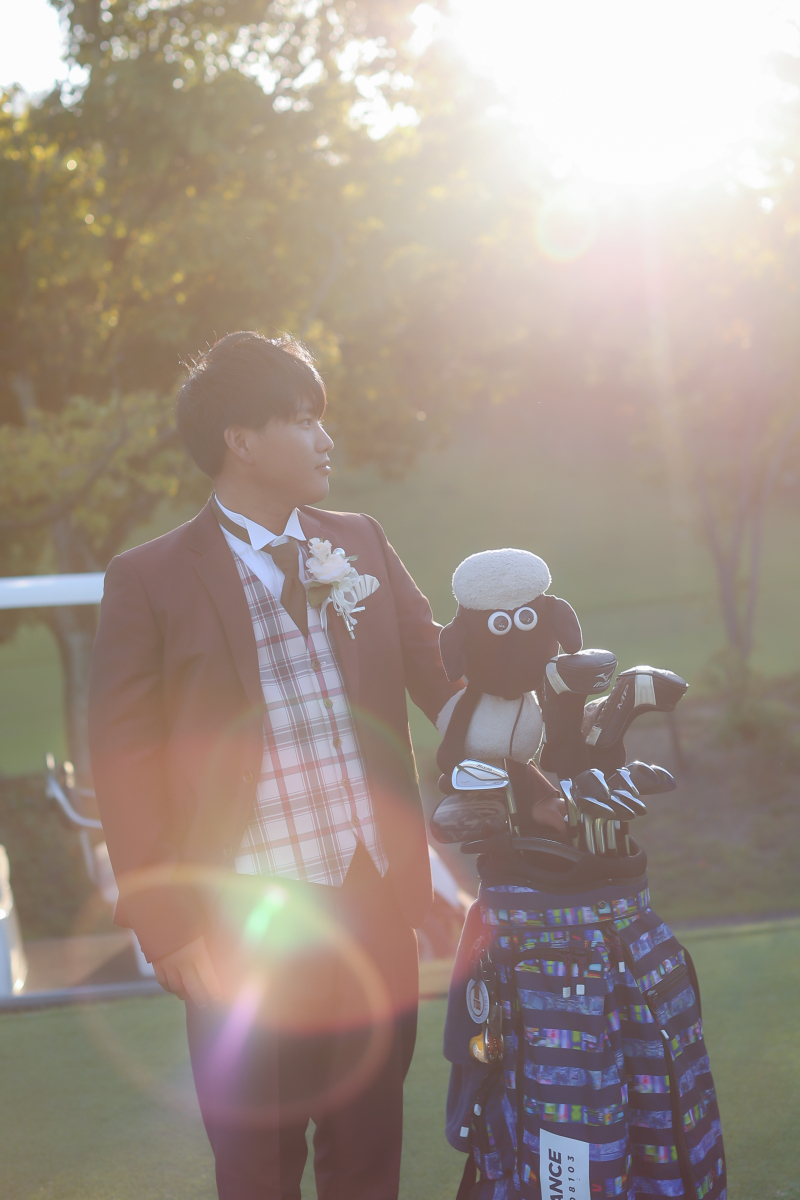 ご新郎様のソロショット