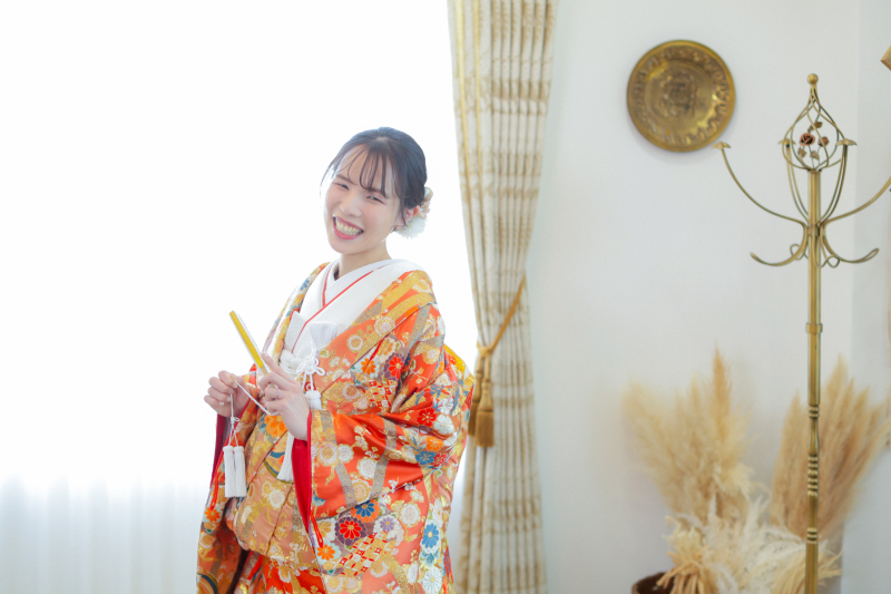 ご新婦様のおひとりショット