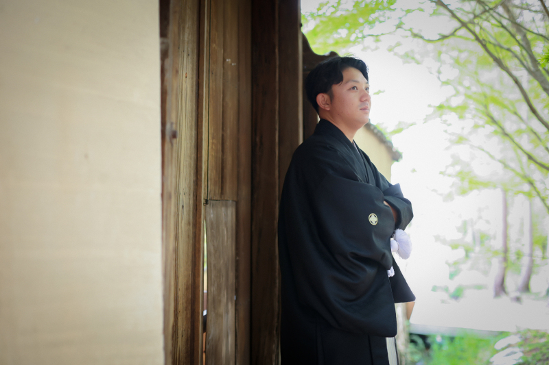 ご新郎様のソロショット