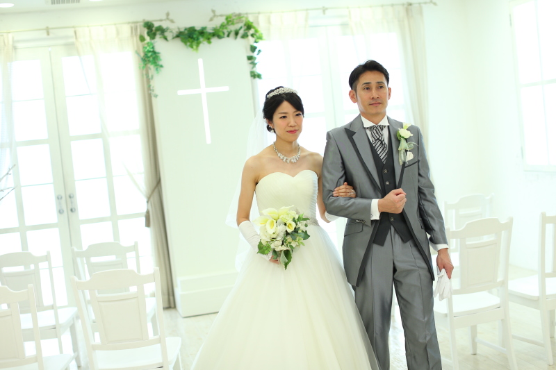 挙式風の撮影もできました