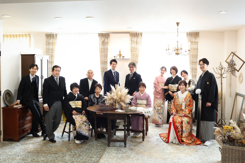 色打掛にチェンジ