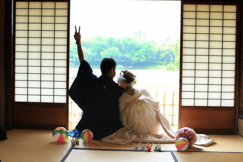 お着替えの前にお部屋で