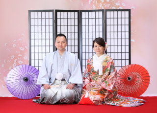 和装と洋装でスタジオ撮影☆