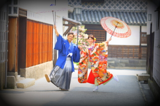 結婚記念の写真を残したいと思い。