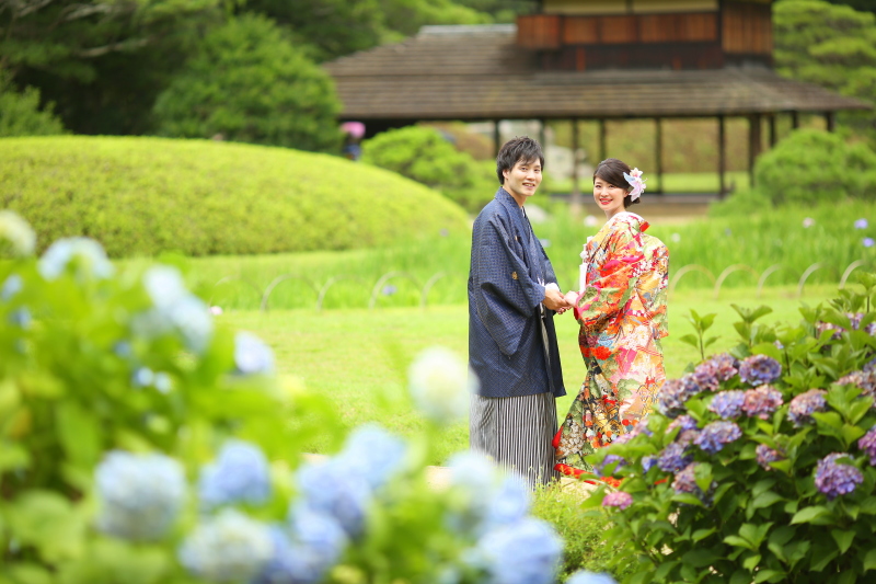 暑い中の写真撮影