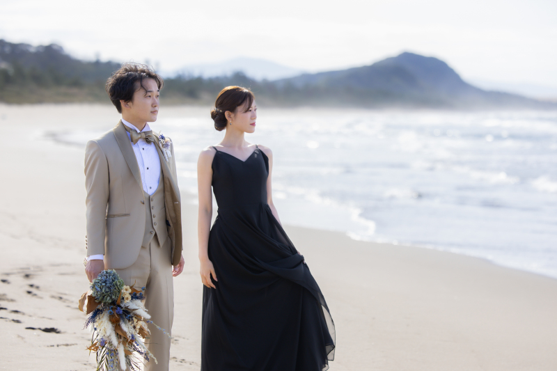 砂丘の後はビーチで