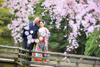 前撮りと神社挙式