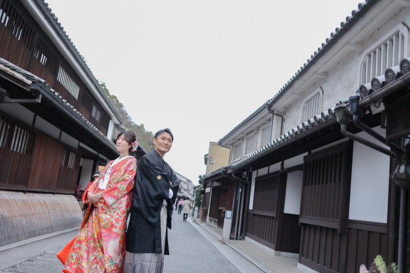 美観地区の街並みで思い出の1枚を