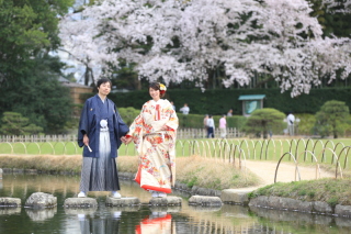 和装でロケーション、ドレスでスタジオ撮影☆