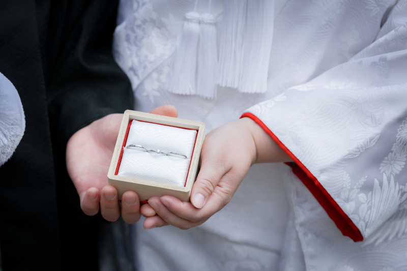 大切な指輪も一緒に