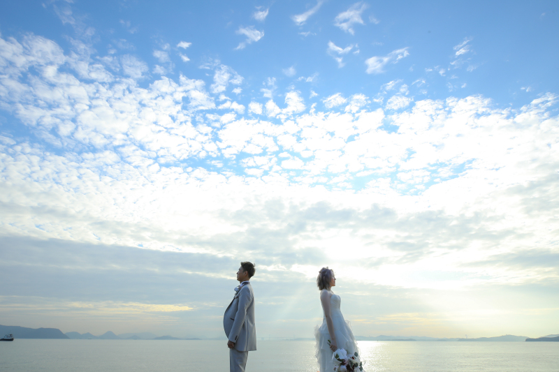 洋装ロケーション撮影スタート!