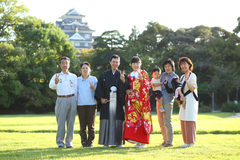家族とも撮影できました