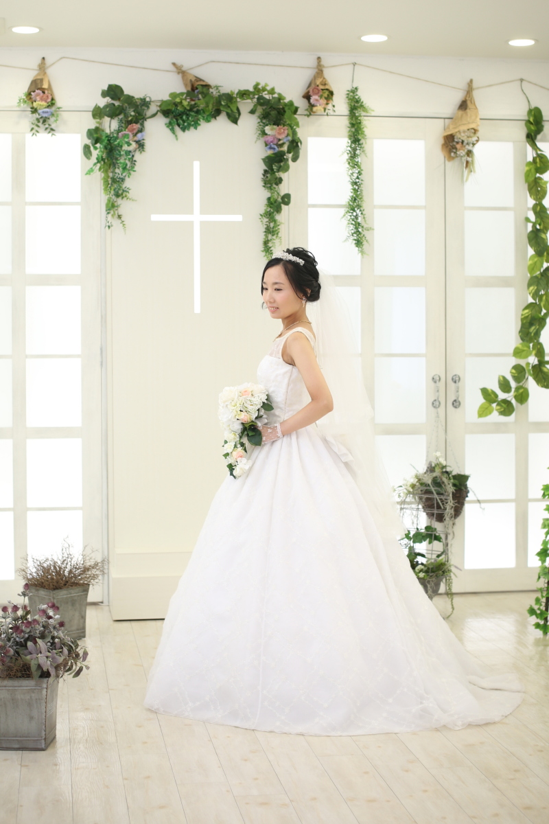 しっかりと着たいドレスを選べました