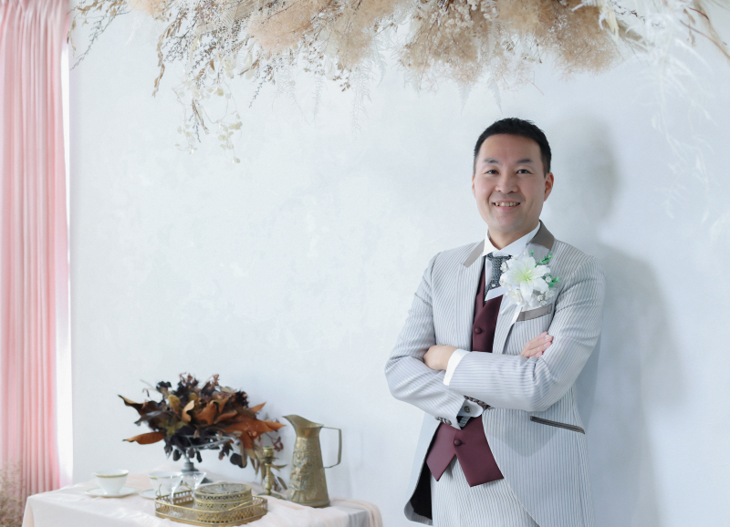 ご新郎様のソロショット