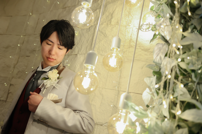 ご新郎様ソロショット