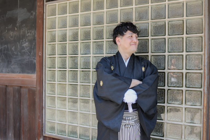 ご新郎様のソロショット