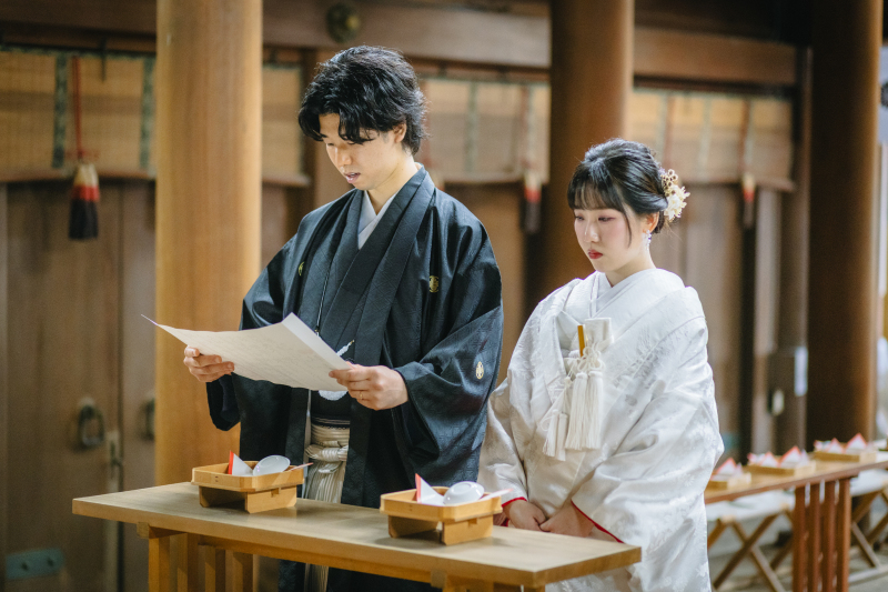 挙式中のお写真もお任せください！