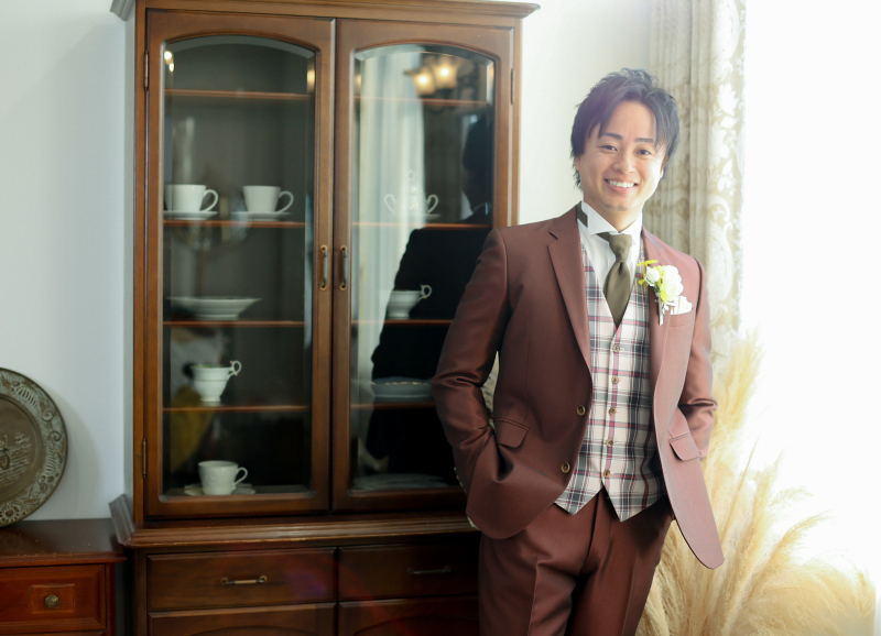 ご新郎様ソロショット