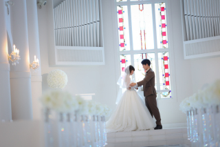 本物のチャペルで