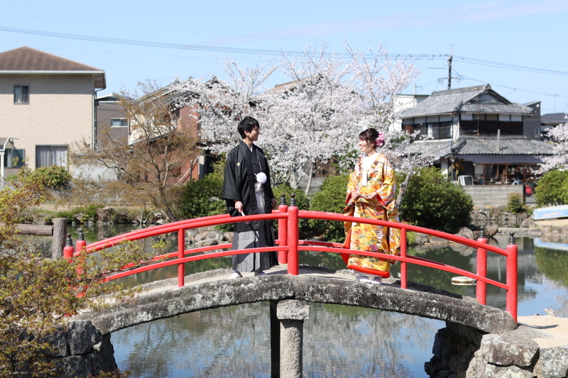 青い空と桜のピンク