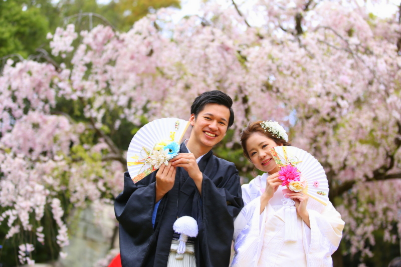 桜との写真