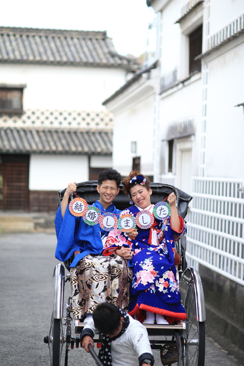 人力車に乗って♪