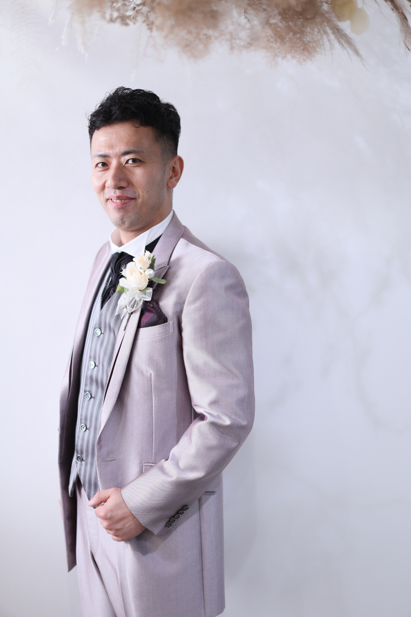 ご新郎様ソロショット