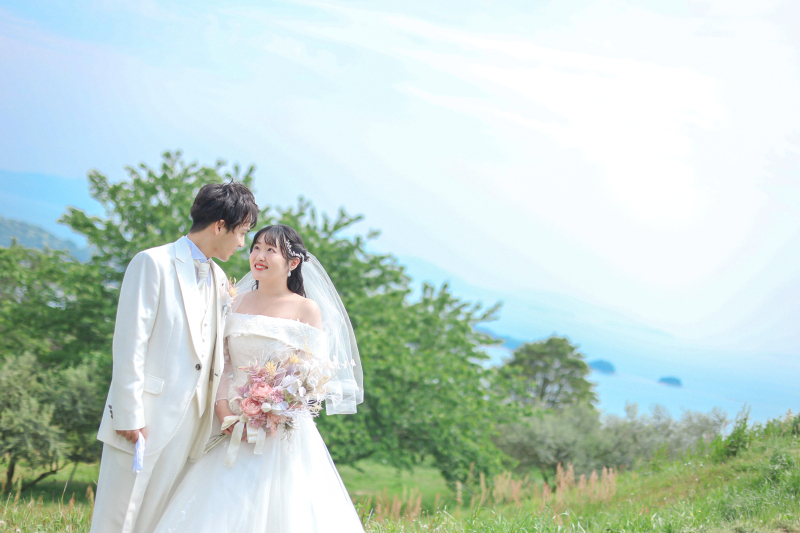 別日でオリーブ園撮影