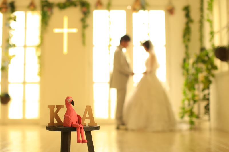 思い出のある小物を持ち込めた