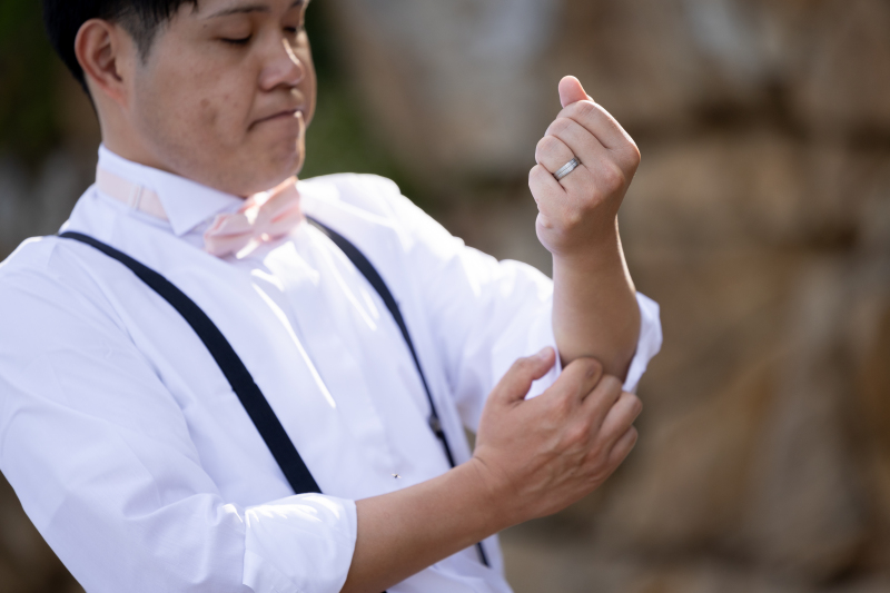 ご新郎様のソロショット