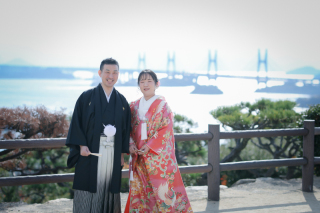 鷲羽山・田土浦公園和装ロケーション♪