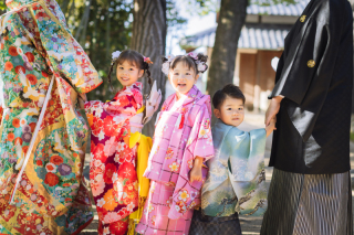 お子様のお衣裳も充実