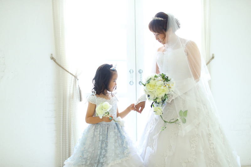 お子様とのお写真も残せます