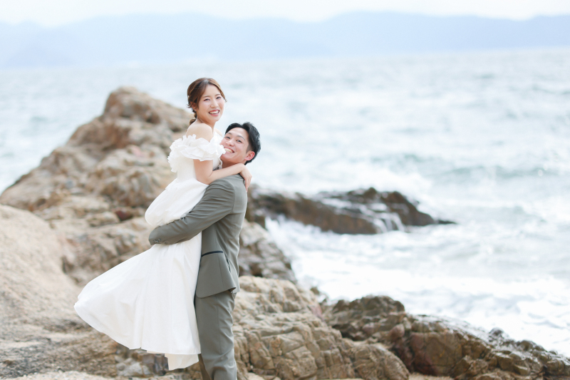 スタジオビュー岡山本店_海で撮影できる