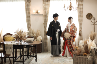 スタジオビュー岡山本店_【撮影風景】ウェディングスタジオフォト～洋装～