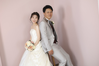 スタジオビュー岡山本店_【撮影風景】ウェディングスタジオフォト～洋装～